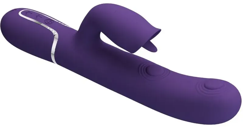 PRETTY LOVE - Rabbit Vibrator mit lila Zungenfunktion