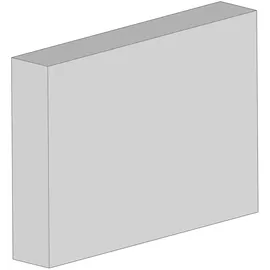 eta heiztechnik Schamottplatte PE hinten 187x131x32 mm - 010-1802-03