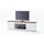 MCA Furniture Romina TV-Lowboard 175 cm weiß matt/Wildeiche