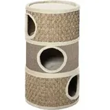 PawHut Tier-Zubehör braun Edelstahl B/H/L: ca. 37,5x37,5x70 cm - Braun
