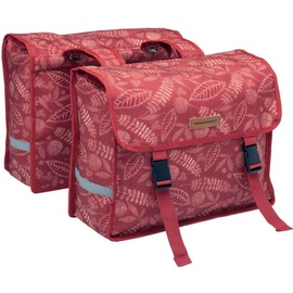 new looxs Doppelpacktasche Fiori Double Forest Red