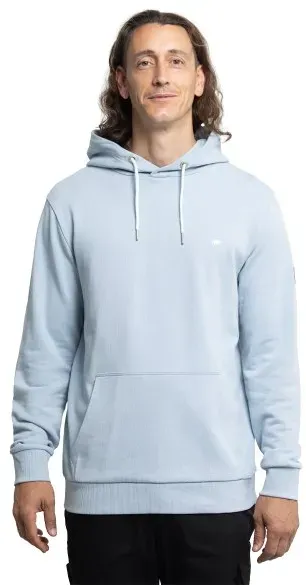 FORSBERG Hoodie mit Logo auf Brust und Rücken  / pastellblau / XL