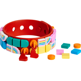 Lego Dots Regenbogen Armband mit Anhängern 41953