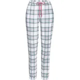 vivance dreams by lascana Pyjamahose kariert grau/rosa 40/42