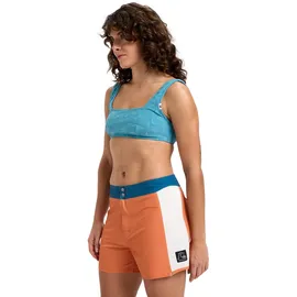 QUIKSILVER Boardshorts "Qsw Original Arch", Damen, Gr. S, bunt (coral gold), Obermaterial: 92% Polyester, 8% Elasthan., Hosen