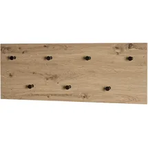 Haku-Möbel Wandgarderobe Parma 80 x 30 x 5 cm Eiche
