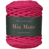 Mia Mote Lush Line Makramee garn Baumwollkordel 100% Wiederverwertung Baumwollgarn DIY makramee Vorhang Kordel Weben Stricken Boho deko Makramee garn 5mm 100 m Strahlende Orchidee