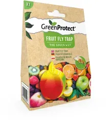 Green Protect Fruit Fly Trap Fruchtfliegenfalle GPFFT , 1 Packung = 1 Falle