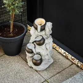 esotec Kaskadenbrunnen Fels-Kaskadenbrunnen