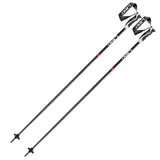 Leki Neolite Skistöcke Anthracite-Black-Bright red, 120cm