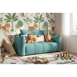 WFL GROUP Schlafsofa Lilo 120 x 86 x 101 cm Cordstoff blau