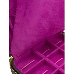 Schmucketui LADY, braun (dunkelbraun), Aufbewahrungsboxen, Leder, Polyurethan