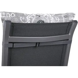 GO-DE Gartenstuhlauflage 50 x 100 x 6 cm grau 1 St.