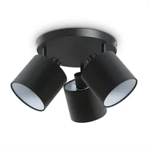 Paco Home Led Pendellampe Wandlampe Deckenlampe Wohnzimmer Esszimmer Schlafzimmer Uni E14, Schwarz - Weiß, Wandleuchte 3xe14 - Paco Home