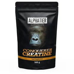 Alphatier Creatin Monohydrat Pulver - mit Vitamin B12 500 g