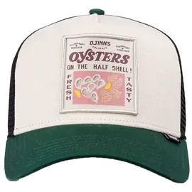 Djinn's Food Oysters Trucker Cap Offwhite/Dark Green Einheitsgröße