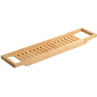 KESPER 92257 Badewannenablage aus FSC-zertifiziertem Bambus/Ablage für Badutensilien