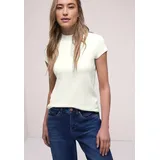 STREET ONE Damen, Basic T-Shirt mit Turtle Neck - 44