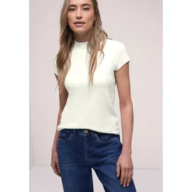 STREET ONE Damen, Basic T-Shirt mit Turtle Neck - 44