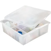 RUCO Aufbewahrungsbox 27 x 10 x 28 cm 10-tlg. transparent