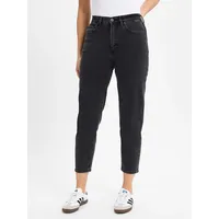 ARMEDANGELS Damen Mom Jeans recycelter Baumwoll Mix Comfort Stretch | schwarz (28-32)