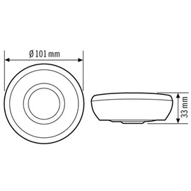 ESYLUX Decken-Bewegungsmelder 360Grad RW ca.8m AP MD 360i/8 BASIC