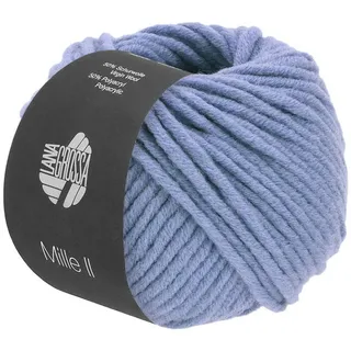 Lana Grossa Mille II Häkelwolle, 55 m blau