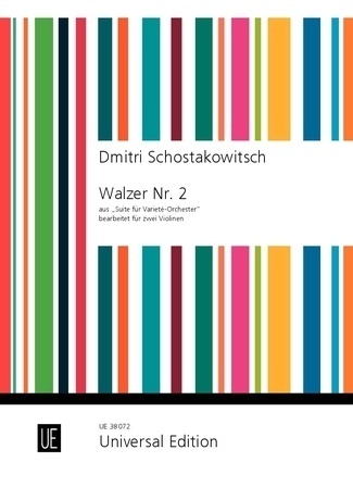 Walzer Nr. 2 Aus "Suite Für Varieté-Orchester" - Dmitrij Schostakowitsch  Kartoniert (TB)