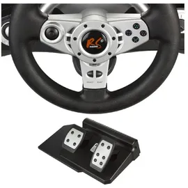 NanoRS RS700 Gaming-Lenkrad Schwarz PC / PS4 / PS3 / Xbox One