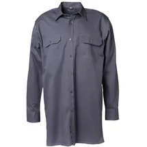 Planam Köperhemd 1/4 Arm, grau