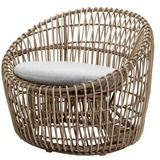 Cane-Line Gartensessel Nest 90 x 80 84 cm Polyrattan Beige