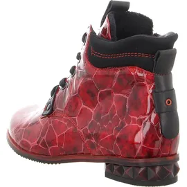 SIMEN Schnürstiefeletten Damen 31393132313330 Rot 39 EU