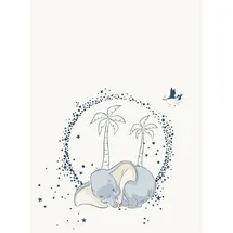 Disney Dumbo Flauschdecke Schmusedecke Kuscheldecke 110 x 150 cm