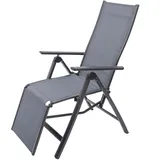 OUTFLEXX Relaxsessel, anthrazit/grau, Alu/Textilene, 67x71x45cm