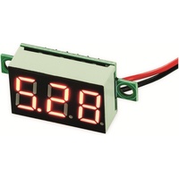 Joy-it Messgerät Voltmeter mit 3-Ziffer LED-Diplay, 3 bis 30 Volt, 0,36 ( 0,914cm)