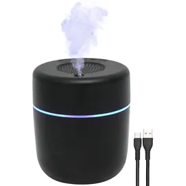 Carlo Milano USB-Luftbefeuchter mit Timer und 5 Naturgeräuschen, 400 ml