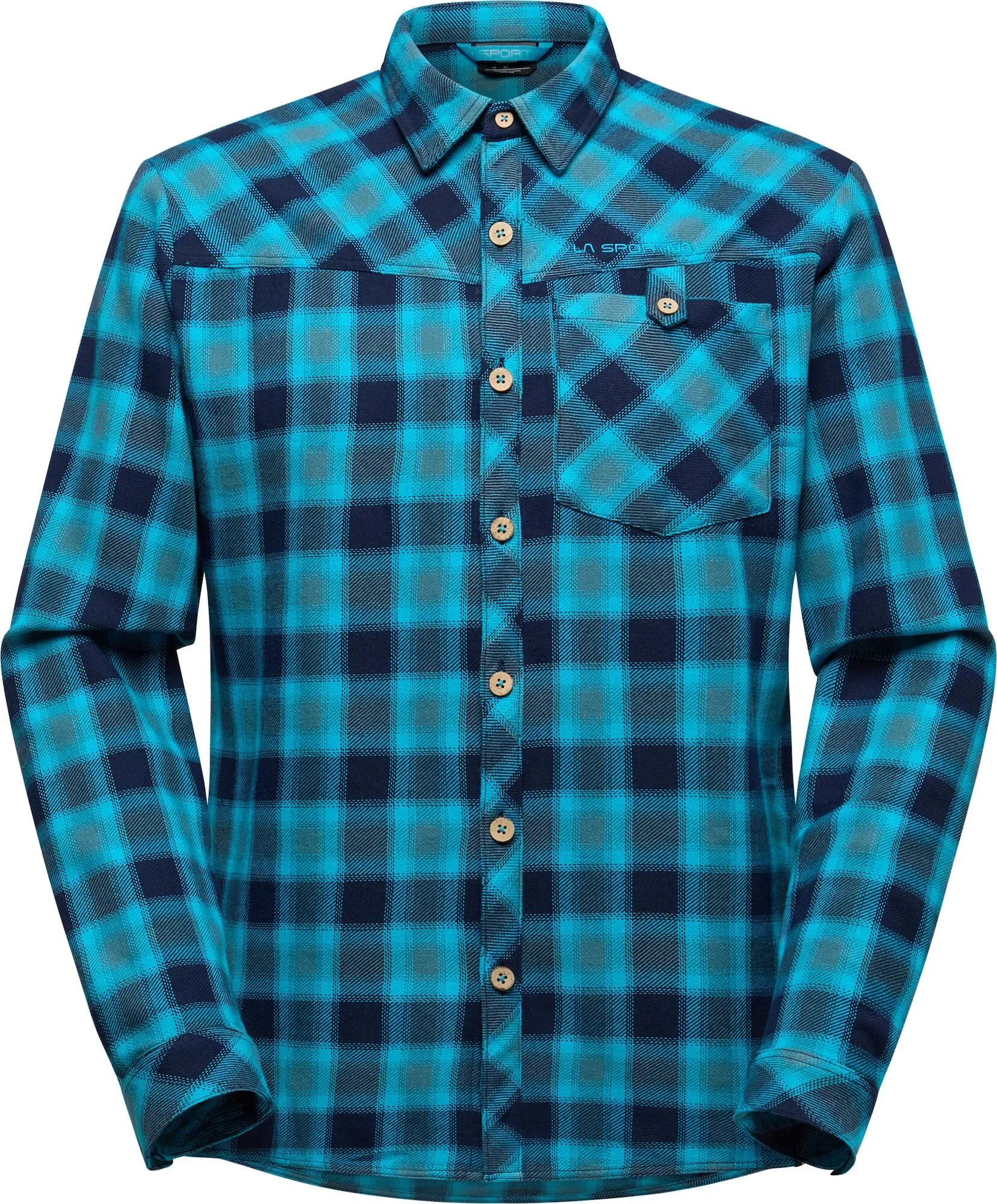 La Sportiva Rambler Flannel Shirt Men deep sea/tropic blue (643614) L