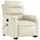 vidaXL Massagesessel mit Aufstehhilfe Kunstleder 92,5 x 100 x 92,5 cm Creme