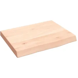 vidaXL Waschtischplatte 40x30x(2-4) cm Massivholz Unbehandelt
