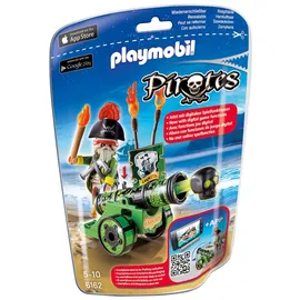 Playmobil Pirates Grüne App-Kanone mit Piratenkapitän (6162)