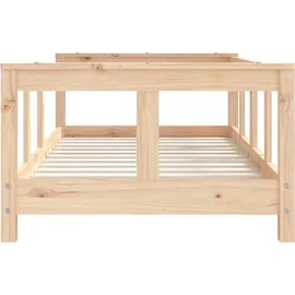 vidaXL Kinderbett 70 x 140 cm Kiefer massiv braun