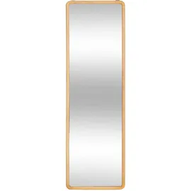 Atmosphera - Rechteckiger Spiegel braun Holz, 35x116x35 cm,