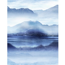 marburg Vliestapete »Smart Art Easy«, See, Nebel, blau/grau