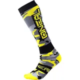 O'Neal Pro MX Socken 3er Pack Schwarz/Grau/Neongelb @Groesse
