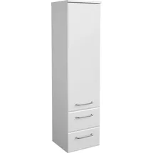 Saphir Quickset Badschrank 35 x 136,1 x 33 cm Weiß