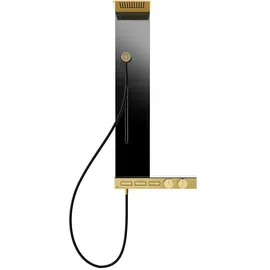 GESSI HI-FI Duschkombination zur Aufputz-Wandmontage mit Thermostat Gold PVD 63041246