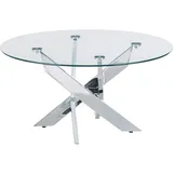 a better place furniture KOPENHAGEN Transparent Metall 80 x 40 cm