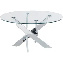 a better place furniture KOPENHAGEN Transparent Metall 80 x 40 cm