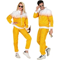 WIDMANN MILANO PARTY FASHION - Kostüm Trainingsanzug, Bieranzug, 80er Jahre Outfit, Jogginganzug, Bad Taste Outfit, Faschingskostüme