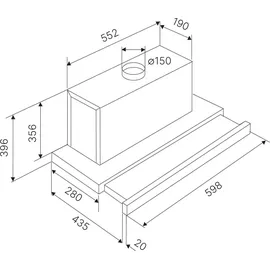 Küppersbusch EDIP 6550.0 E Flachschirmhaube 60cm